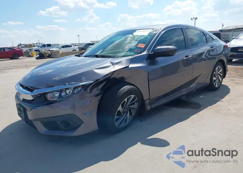 2017 Honda Civic Ex из США, поврежденный, VIN 19XFC2F89HE079486